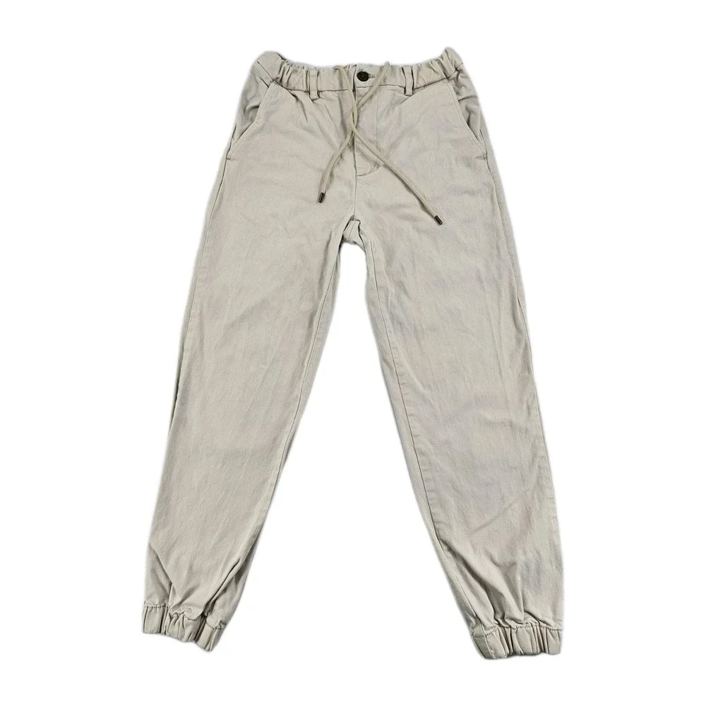 Brooks Brothers Jogger Chino Elastic Waist Drawstring Mens 30x30 beige Pant
